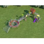 House  Climbing Frames Customized  Family Heavy Duty Playground Equipment Slide