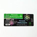 Laboratory Glass Vial Labels Custom Size Waterproof For sust 250MG for sale