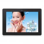 10 Inch Wall Mounted Android Advertising Display With1280x800 Multi Touch Wifi POE RJ45 Port LCD Monitor for sale