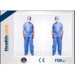 Anti Dust Customized Disposable Scrub Suits Colorful Non Woven Suits With Custom Logo Printing for sale