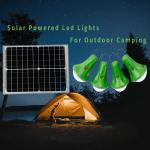 435lum 5200mah Li Battery Solar Powered Light Kits Solar Panel Shed Lighting Kit