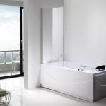 800×1400mm Single Sliding Frameless Shower Door SGS for sale