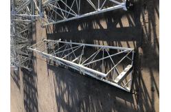China Lattice Steel 120m Communication Triangle Antenna Tower supplier