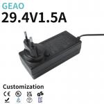 29.4V 1.5A Interchangeable Power Adapter For Robot Beauty Equipment Macbook Plant Lamp for sale