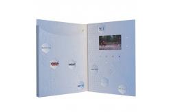 China Gravure printing lCD video business cards For Advertising ODM 512MB Memory supplier