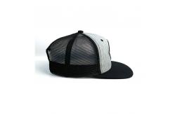 China Adults 5 Panel Trucker Mesh Hat With Woven Labels With Adjustable Closure supplier