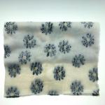 100% Polyester Soft Jacquard Pattern Print Rabbit Fur Jacket for Sophisticated Appeal