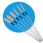 Disposable PP Stick Big Medical Sponge Stick Blood Removing Foam Swab For Trocar Cleaning for sale