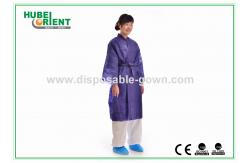 China Custom Polypropylene Disposable Kimono Robe With Long Sleeves supplier