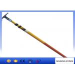 220KV High Voltage Earthing Device Fiberglass Telescopic Hot Stick High Strength for sale