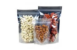China Clear Mylar Flat Bottom Stand Up Pouch 3.5g Laminated Foil Pouches QS supplier