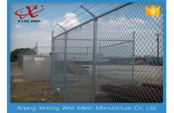 China Eco Friendly Chain Wire Fencing , Chain Link Wire Fence For Basketball Bround supplier