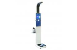 China Bmi Coin Operated Ultrasonic Measuring Height And Weight Scale With Printer supplier