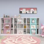 Children Toy Storage Metal Filing Cabinets Book Shelf