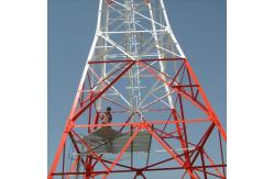 China Custom Height 4 Legged Angular Lattice Steel Tower For Commercial Complex 5G supplier
