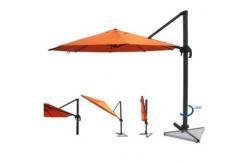 China Awning Polyester Fabric Outdoor Patio Umbrella Waterproof Sun Shade For Patio supplier