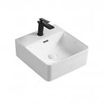 Solid Surface Ceramic Basin Sink Counter Top Washbasin for Bathroom Cloakroom for sale