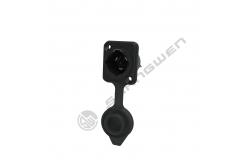 China Male Chassis Waterproof Power Connector 250V 20A 3 Conductor supplier
