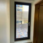 Modern Glass Bathroom Entry Doors House Aluminum Tempered Glass Door for sale