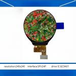 1.09 Inch TFT Circular LCD Screen 1.1 Inch Color Screen Serial Port SPI 240x240 For Smart Watches And Industrial for sale