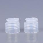 Transparent Flip Top Caps For Bottles 20mm 24mm PP Lotion Bottle Lids for sale