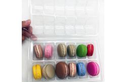 China 12 pcs macaron pack  plastic macaron tray clamshell packaging plastic package supplier