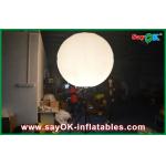 Outdoor Event Inflatable Lighting Decoration , White Stand Inflatable Balloon With Tripod for sale