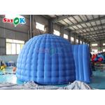 4m Tarpaulin Inflatable Igloo Dome Tent With LED Light Blower Promotional Parties
