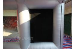 China Automobile Oxford Cloth Silver Inflatable Spray Booth With Removable Flooring supplier