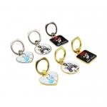 Custom Sublimation Mobile Phone Support With Keyring Mobile Phone Ring Holder For Sublimation for sale