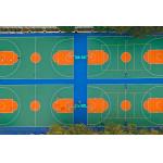 Seamless PU Sports Flooring High elasticity and wear resistance for sale