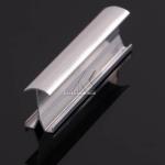 Natural Silver Flexible Aluminum Trim Customize Length Non Deformation for sale
