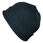 Solid Color Unisex Knit Beanie Hats Spring Winter Fitted Wool Material for sale