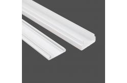 China Customized PVC Plastic Extrusion Channel Profiles White supplier