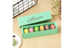 China Flexo Printing Food Packaging Box Open Top Eco - Friendly For Macaron supplier