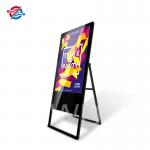 LOGO Print 16:9 Portable Digital Monument Signs , Freestanding Digital Display for sale