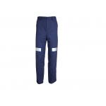 240 GSM Hi Vis Work Wear Navy Anti Static Work Wear Work Pants 60 Polyester 40 Cotton for sale