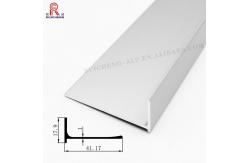 China 6060 Aluminium Handle Profile , T6 0.9mm J Profile Handle For Wardrobe supplier