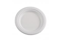 China Customized Disposable Paper Plate Round Sugarcane Pulp Paper Plate for Birthday Cake supplier