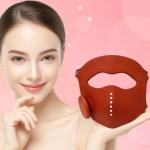 Handheld LED Light Face Mask 40hz Pulse Mode Operation Wrinkle Removing Face Mask for sale