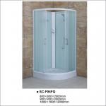Fabric Glass Quadrant Shower Enclosures , Sliding Door Shower Room 900*900*2000mm for sale