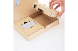 China Reinforced Embossing Corrugated Mailer Boxes Foldable Flat Cardboard Mailers supplier