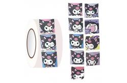 China Personalized Cartoon Adhesive Tear Resistant Seal Sticker Label with Custom 4c Offset Printing supplier