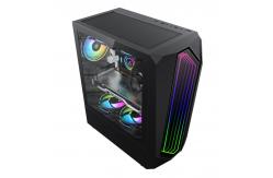 China Mini ITX ARGB Full Atx Gaming Case LED lighting supplier