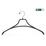 Betterall New Design Black Color Chrome Hook PVC Metal Hanger for Shirts for sale