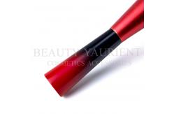 China Customizable Big Fluffy Powder Brush With Spray Gradient Ramp Plastic Handle supplier