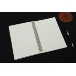 Printing Logo Spiral Bound Notebook , Blank Kraft Journals OEM / ODM Available