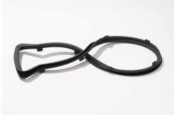 China Custom Silicone Rubber Gasket Seal Ring Large Size Special Shaped supplier