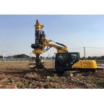Foundation 10m Depth 220KN Mini Excavator Pile Driver Small Piling Rig 34.3mpa for sale
