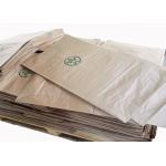 Biodegradable Pinch Bottom Paper Bags Yard Garden Waste Brown Kraft  Paper Bags for sale
